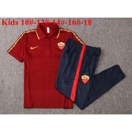 AS Roma 2020/21 Barn Tränings Polo M002